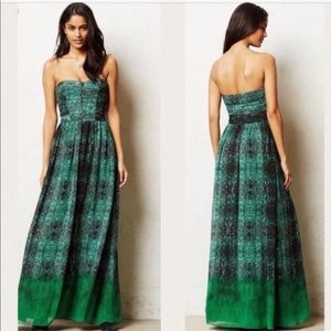 Moulinette Soeurs Vernalis Strapless Maxi Dress